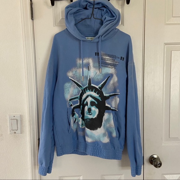 Off-White Other - Off-White Statue of Liberty Hoodie (Blue)